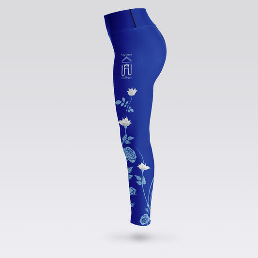 Spelman College Floral Leggings