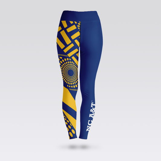 NC A&T Ankara Leggings