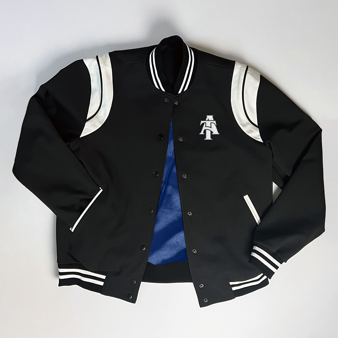 NC A&T Aggie Mudcloth Varsity Jacket