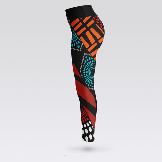 HBCU Ankara Leggings